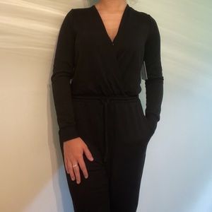 BeyondYoga Cozy Fleece Cross Your Heart Jumpsuit